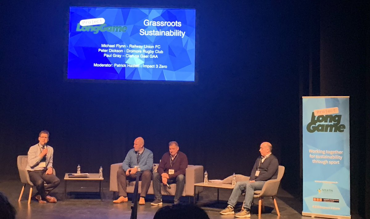 clancylisa's tweet photo. Learning from #sportsclubs around the country on how they are taking responsibility for sustainability and how they can influence children in climate change @Impact3Zero @RailwayUnionFC @DromoreRFC @onceaclan #climatechange #projectlonggame @MeathLocalSport https://t.co/9NAOKWd44T