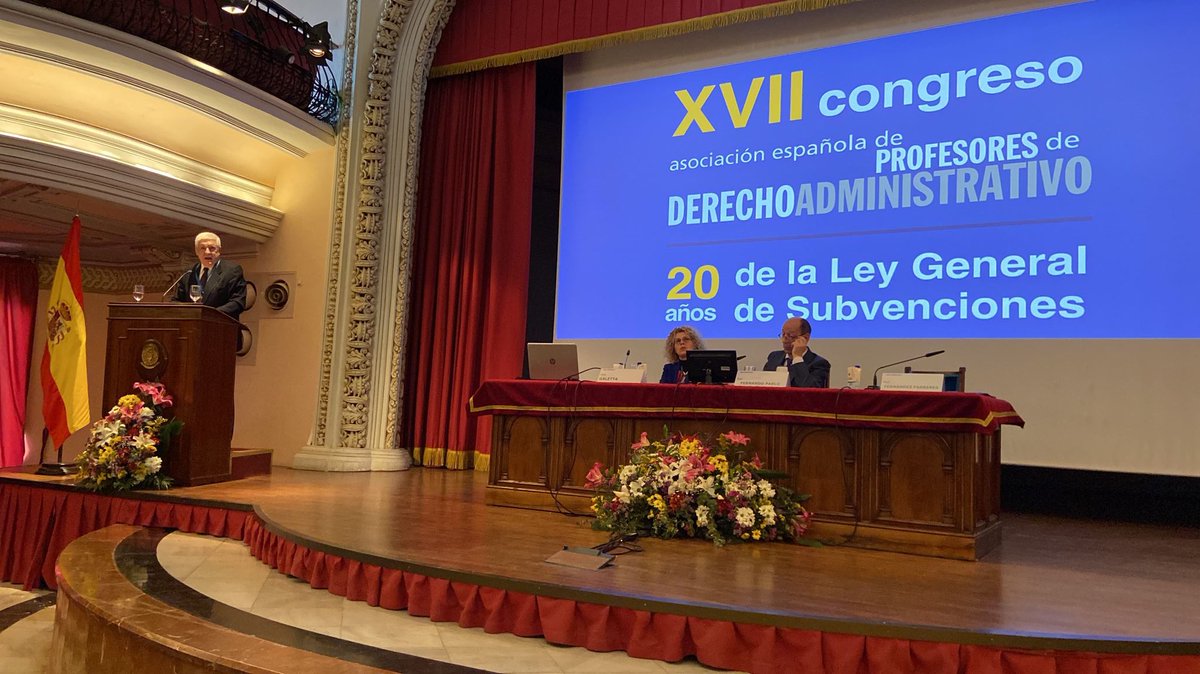aepda's tweet photo. Comienza la cuarta sesión del XVII Congreso sobre EL REFLORECIMIENTO DE LA UNIÓN EUROPEA Y EL RÉGIMEN DE  LAS SUBVENCIONES A LOS 20 AÑOS DE LA LEY GENERAL.        Moderada por Marcos M. Fernando Pablo y ponencias de  Diana-Urania Galetta y  Germán Fernández Farreres https://t.co/qgSPXiztLl