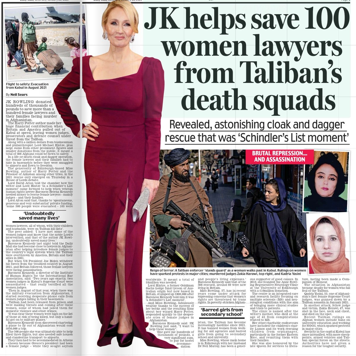 AgentP22's tweet photo. Compare and contrast.

JK Rowling saves 100 women from death squads.

Nicola Sturgeon let's convicted rapists into women's toilets, changing rooms and prisons.

Whose side are you on? https://t.co/YySwklgmHJ