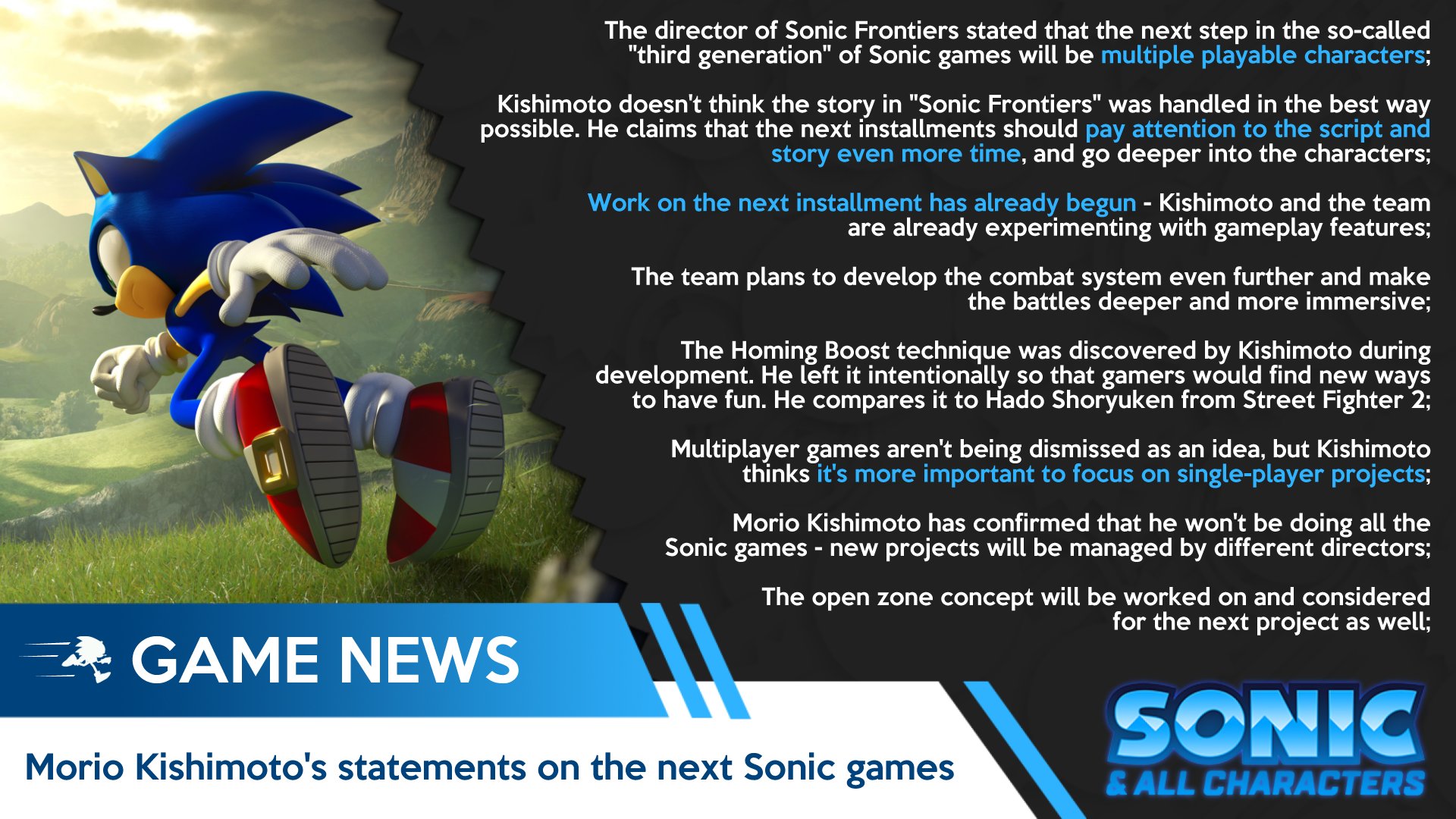 Sonic the Hedgehog on X: New modes, new Koco, newplayable characters!?  More Sonic Frontiers content coming your way next year!   / X