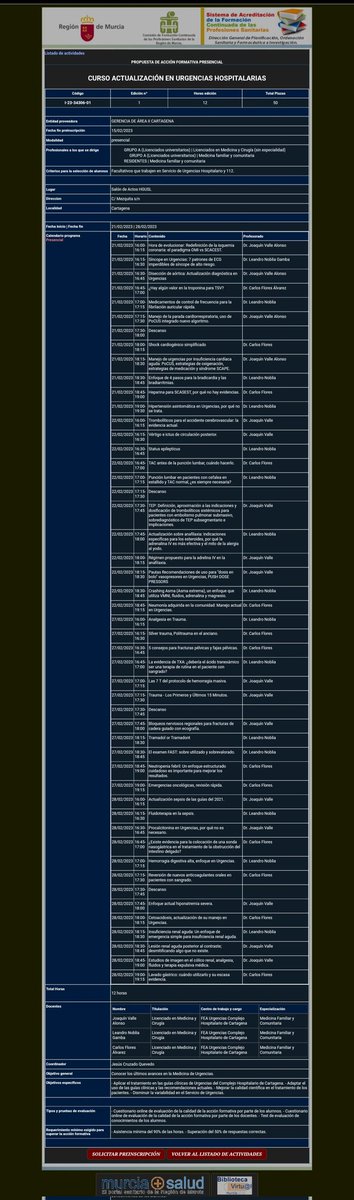 urgencias HGUSL Cartagena tweet media