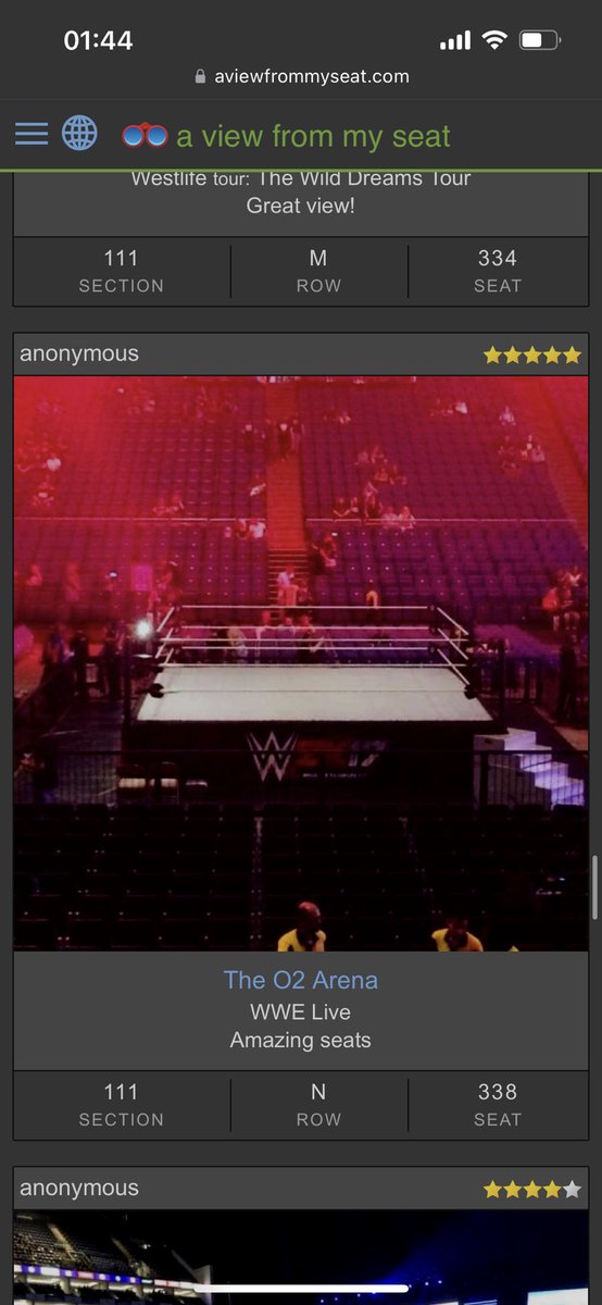 bibek445's tweet photo. 2x tickets, section 111, row U, dm me with serious offers and have a look what these go for on Viagogo/Ticketmaster before messaging, cheers 

(Pics for reference of the view)  #ufc286 https://t.co/089TP81jAm