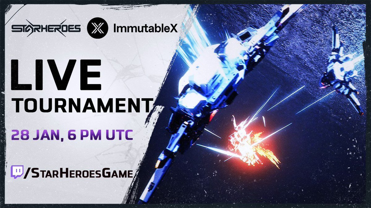 🔥 $200 #GIVEAWAY! 🔥

To celebrate our today's tournament with <a href="/Immutable/">Immutable</a> we have a juicy giveaway for you!

You have two chances of winning! 🤩

💸 Like, rt this post, follow us: 1 x $50
🎮 Watch our stream from start to end and try to grab: 3 x $50

twitch.tv/starheroesgame
