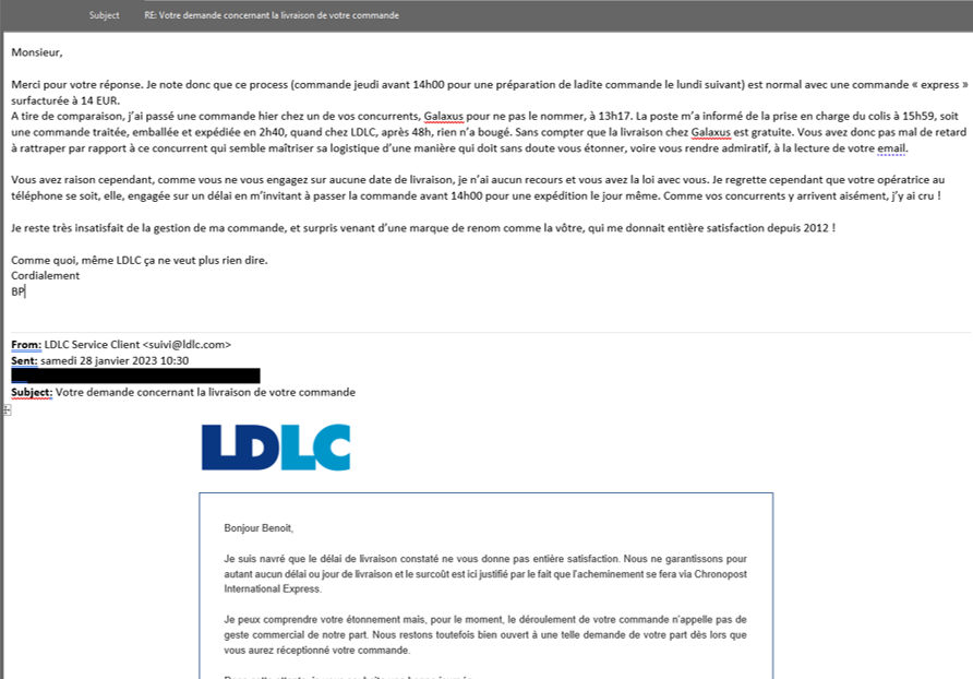 benben1252's tweet photo. Comme quoi, en 2023, même @LDLC ca ne veut plus rien dire...@LDLC_Help https://t.co/BAxTLGGqZ1