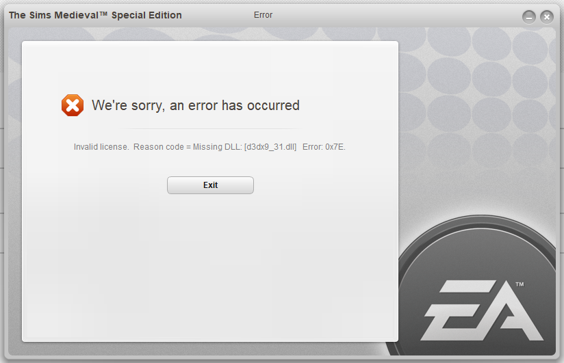 AndJae_'s tweet photo. @EA help please! I keep getting this message every time i try to launch a game! https://t.co/ydVGBM2OeA