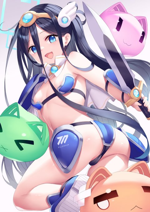 「野生のビキニ勇者、アリスが現れた!」
#BlueArchive #ブルーアーカイブ  #ブルアカ 