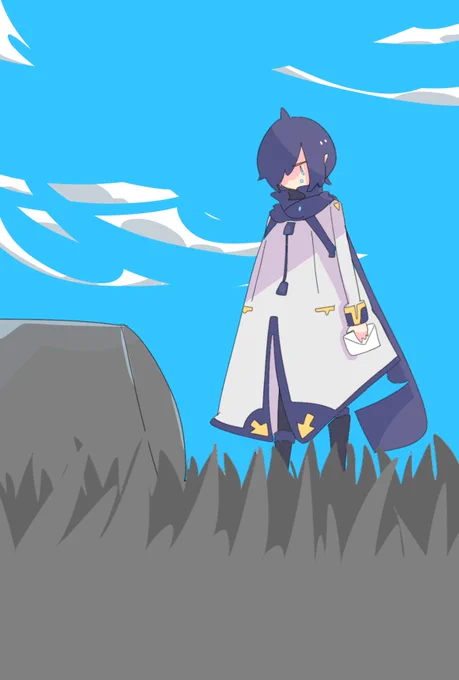 #ボカマス #カイマスKAITOくんもう届かない言葉の絵です 