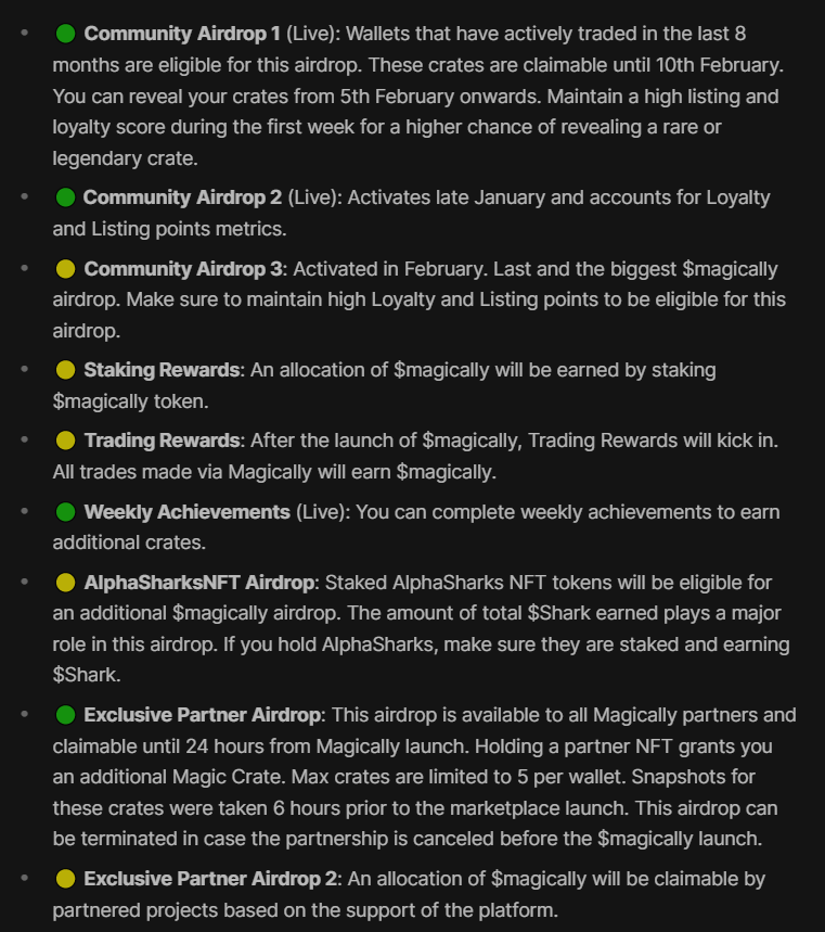 rogeravax's tweet photo. #airdrop
More free money from a new NFT marketplace/aggregator, 
@Magically_gg 

# of crates is based on NFT buying/selling volume over the past 6 months

all the details can be found in this article:
https://t.co/HmEzkwFHwe https://t.co/IHpVxarI0y
