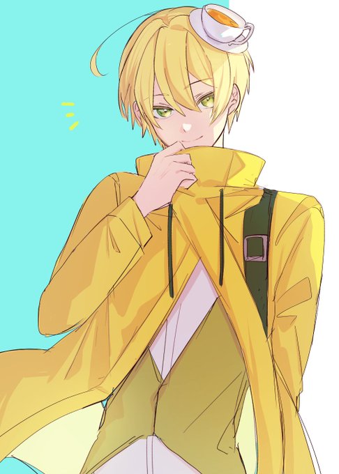 「blonde hair yellow coat」 illustration images(Latest)