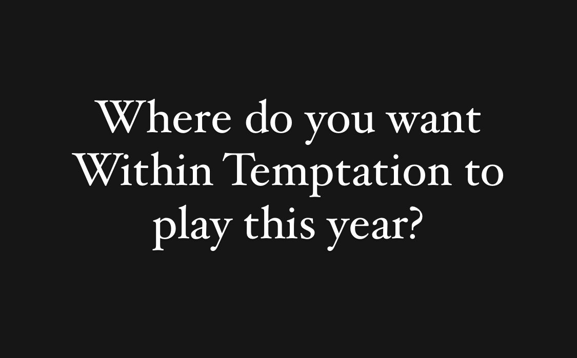 Within Temptation tweet media