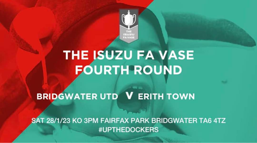 Good luck to #erith town fc off to Somerset today for the 4th Round of the FA vase. #upthedockers #weareerith