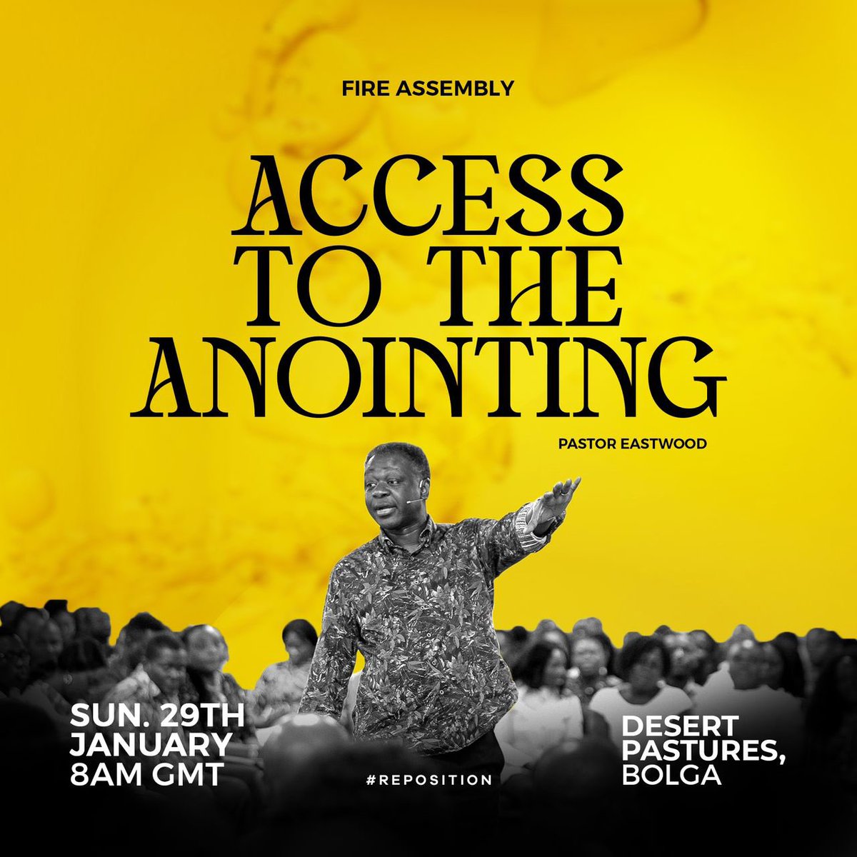 eastwoodanaba's tweet image. Sunday at the Desert Pastures with Pastor Eastwood. 
#Repostion #PastorEastwood