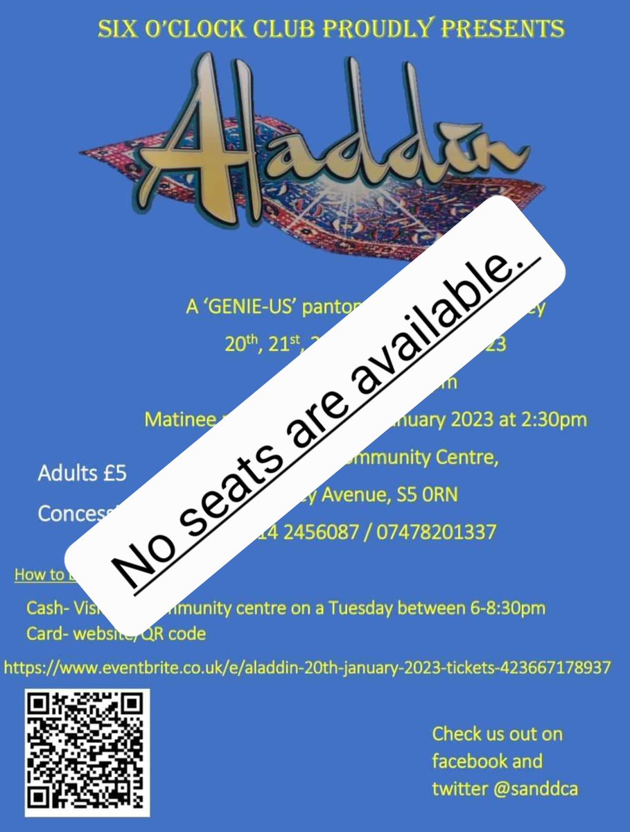 We are overwhelmed by the support from our community.
Tickets are no longer on sale. Please be aware of possible scammers - tickets can no longer be bought. 

Thanks to All!!!