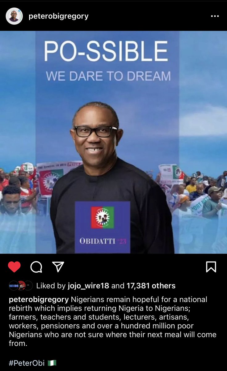 CjHighstar's tweet photo. This message is from our next president 📶#Onwere uche hota https://t.co/HPSh4PsdgJ