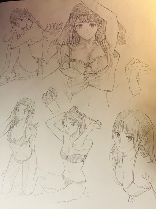 10日目
胸が描くの苦手だから練習したけど手ごたえあんま無い 