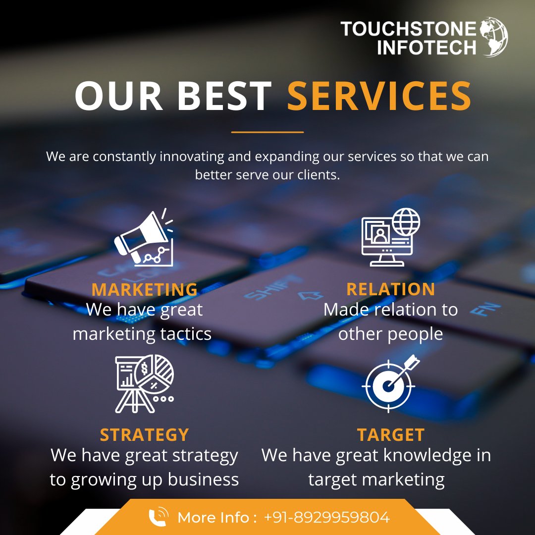 touchstonellp's tweet photo. Think outside the box and get a complete marketing solution for your business. SEO, Google Ads, Branding, SMM and more! Book a free consultation now
https://t.co/AwmhH5Izh2
#advertising #digitalmarketingagency #onlinemarketing #business #seo #marketingonline #touchstoneinfotech https://t.co/oMNVjWUR2f