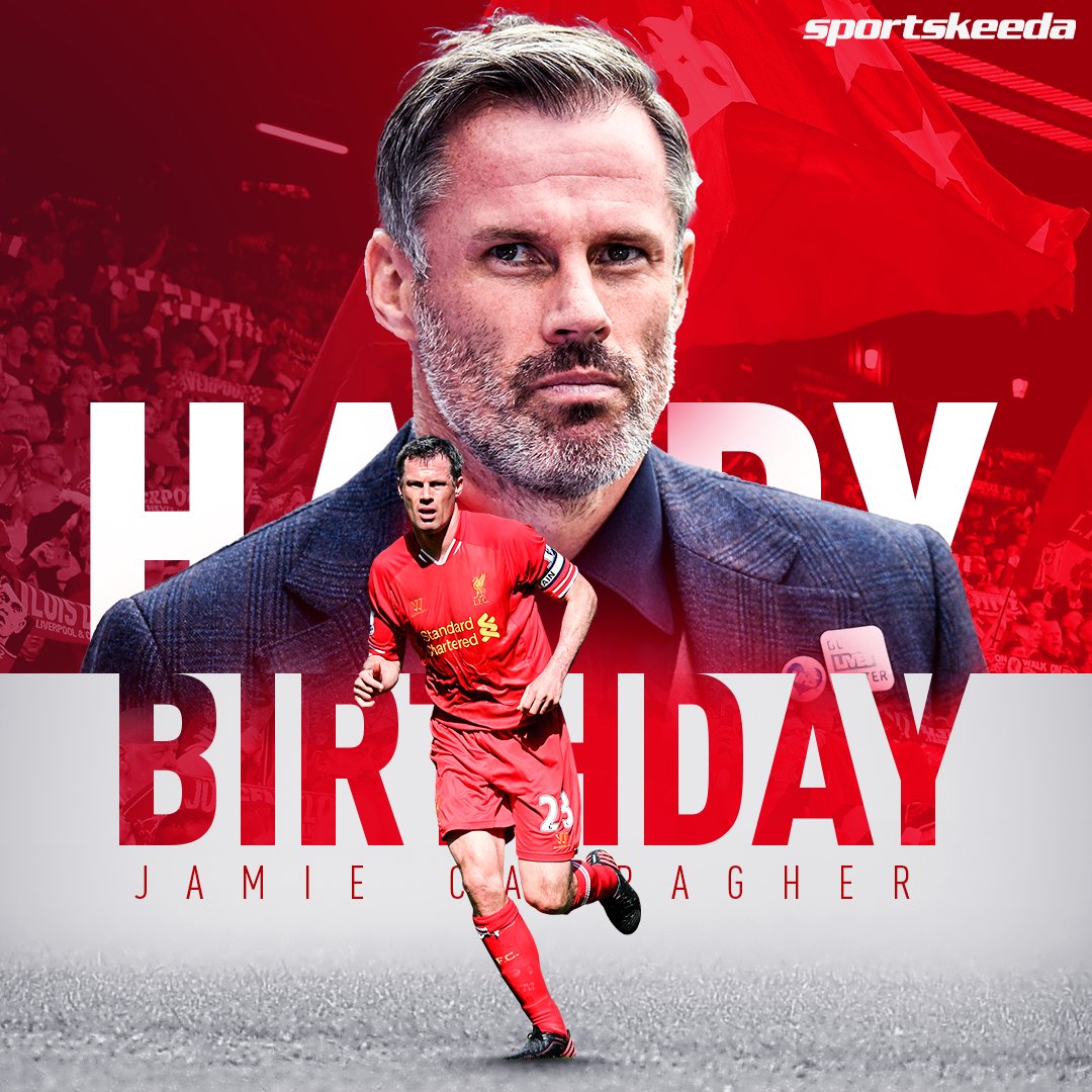 Wishing a very happy 45th birthday to pundit and Liverpool legend, Jamie Carragher!   