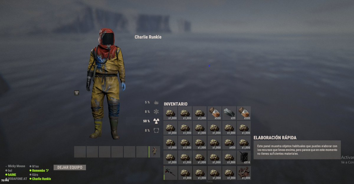 mon0raul's tweet photo. Dándome una vuelta por la nieve en el server más tryhard de @playrust me encuentro esto y más cosas en 4 cajas con code en un 2x1 raideado #randomtime https://t.co/co3EyIMVX9