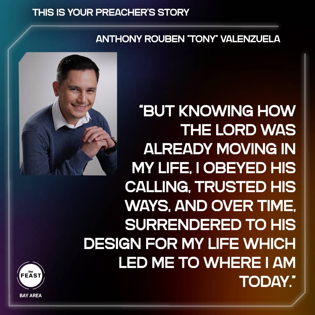 READ: How a coffee conversation got Bro. Tony Valenzuela up on stage, not as an actor but as a preacher of God's message at the latest #TheFeastBayAreaBulletin: rb.gy/dmgd8d