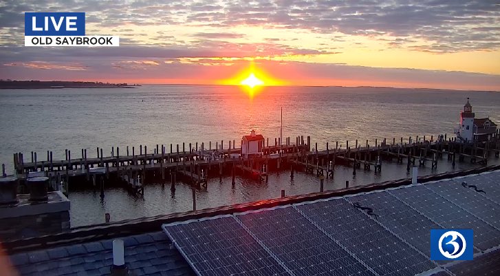 I see you #OldSaybrook 😍🌅 @WFSBnews