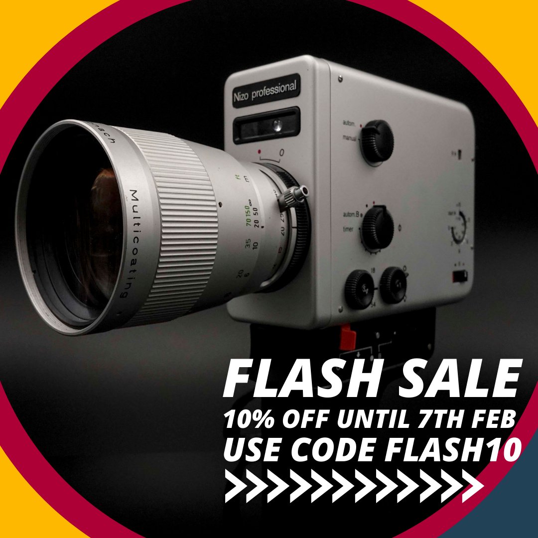 CameraCrate's tweet image. **FLASH SALE NOW ON**
That's right, we're offering you 10% off all orders placed on our website until 7th Feb. Simply use the code FLASH10
cameracrate.com