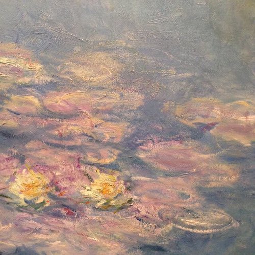 AcademiaAesthe1's tweet image. Claude Monet's different painting details
