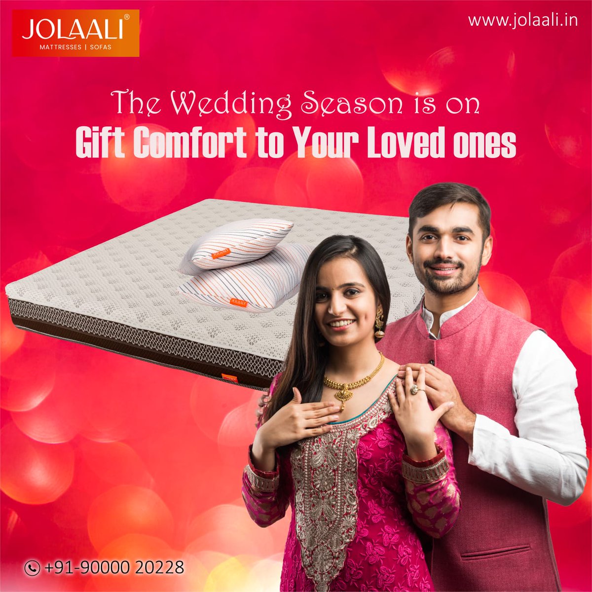 On this wedding season gift your loved ones and family members comfortable Jolaali mattresses which comes in a wide range of collection
#mattresses #sleep #comfort #bedmattress #bedroomfurniture #bettersleep #bestmattress #Jolaalimattresses #Jolaali #weddings #weddinggifts #gifts