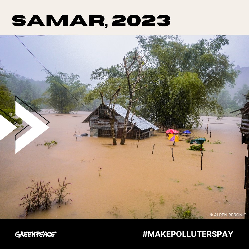 gpph's tweet image. 2022 ➡ 2023.
Ganito tayo noon, ganito pa rin ngayon. Paano kaya bukas?

Despite the country’s minimal contribution to climate change, the Philippines continues to suffer from its worst impacts. 

It’s time we #MakePollutersPay for destroying the climate.

#ClimateJusticeNow