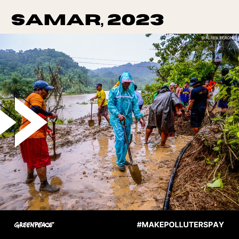 gpph's tweet image. 2022 ➡ 2023.
Ganito tayo noon, ganito pa rin ngayon. Paano kaya bukas?

Despite the country’s minimal contribution to climate change, the Philippines continues to suffer from its worst impacts. 

It’s time we #MakePollutersPay for destroying the climate.

#ClimateJusticeNow