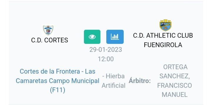 Vuelve el fútbol al Jacinto Téllez Villanueva.

- Esta tarde a las 16:15 h juega el juvenil contra el C.D. Benalmádena. 

- Mañana a las 12 h jugará el cadete contra el C.D. Athletic Club Fuengirola.