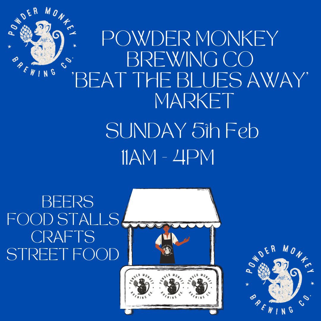 Don’t forget folks - next Sunday sees the return of Markets at Powder Monkey Brewery @PMBrewCo 

We’ll be there in our usual spot and we’ll be joined by a whole host of other small local businesses #KeepItLocal
