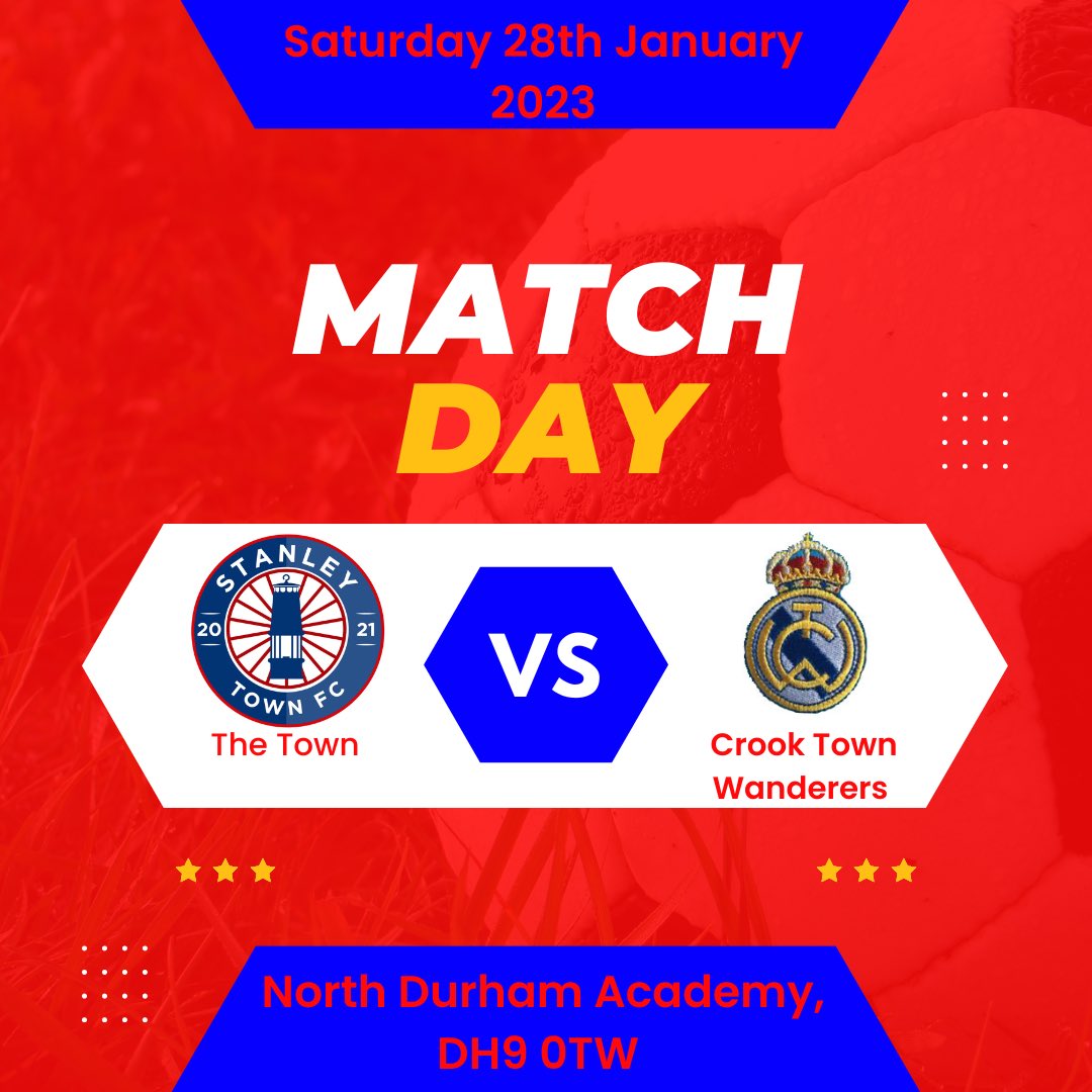 Managerless, we take on Crook Town Wanderers in league cup action this afternoon 

Vs Crook Town Wanderers
⚽️2pm
📍NDA
🏆 Norman Wright Trophy 1/4 final

#UTT