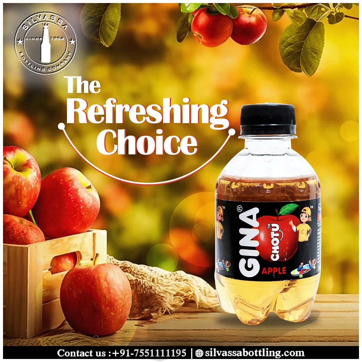 Want to keep calm, and have a sip of our cold drink?
try our refreshing Gina chotu apple🍎

.
Contact us to get yours: +91- 755 111 1195

#coldrink #ColdDrink #Taste #Foodie #Silvassa #silvassabottling #kccola #energydrinktime #energydrink #appledrink #applefalvour