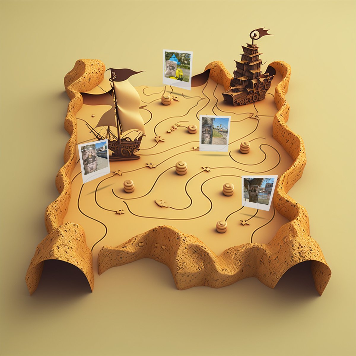 AHOY PIRATES! 🏴‍☠️

We have a Treasure Hunt in store that you wont find in our Hub...

This weekend is <a href="/GasparillaTampa/">Gasparilla Tampa</a> Festival... The worlds largest gathering of Pirates! 👀

5 Free NFTs arrr posted along the Parade Route... will YOU find one?? 🪙🪙

Happy Hunting! 🫡
#Gasperilla