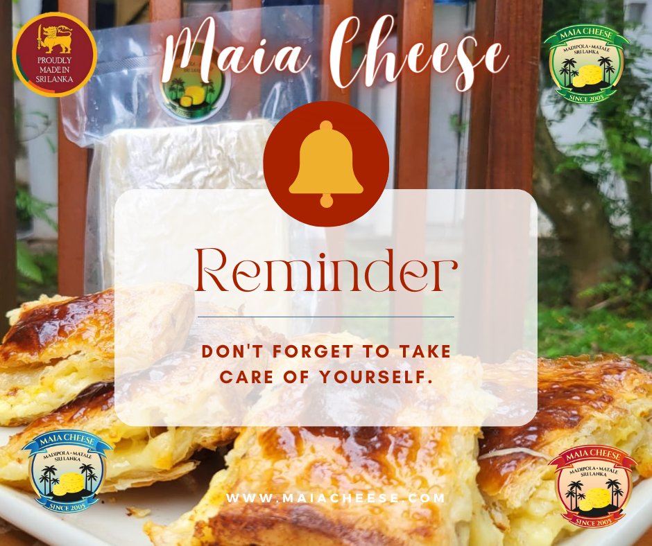 MaiaCheese's tweet photo. Everyone is so busy, and it's easy to get caught up in the hustle and bustle of life. But remember, you are a human, and humans need self-care!

#maia #maiacheese #Srilanka #cheese #motivation #inspiration #motivationalquotes #quotes#healthylifestyle #healthyliving #health https://t.co/gYHPN8sV5S