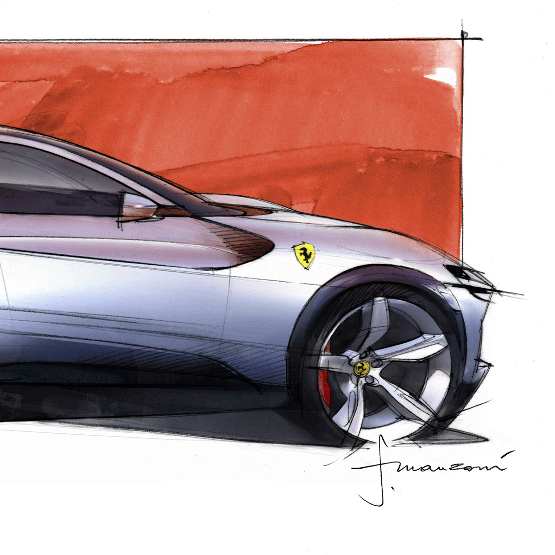 From design to realization: the #FerrariPurosangue’s sculptural forms are a revolutionary concept in #Ferrari history.