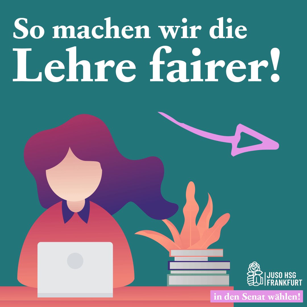 jusohsgffm's tweet photo. Ein selbstbestimmtes &amp; kritisches Studium kann es nur unter fairen Bedingungen geben – für Studierende, Lehrende &amp; Hilfskräfte. Darum setzen wir uns für eine ausgeglichene Arbeits- &amp; Prüfungsbelastung ein. Die Verschulung des Studiums durch die Bologna-Reform lehnen wir ab. https://t.co/d9dk3KyCmN