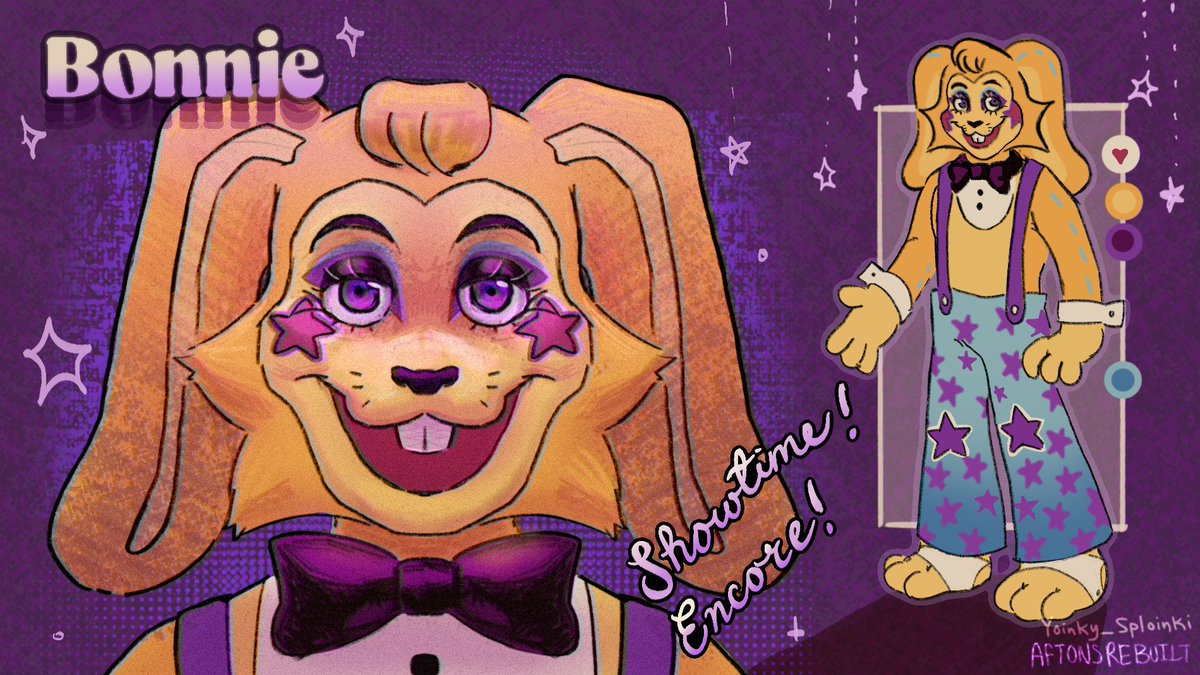 aftonsrebuilt's tweet photo. ✦ Spring Bonnie
✧ Co-Star of Fredbears Family Diner
✦ Made by William Afton

#FNAF #aftonsrebuilt https://t.co/zaEq19Ij6L