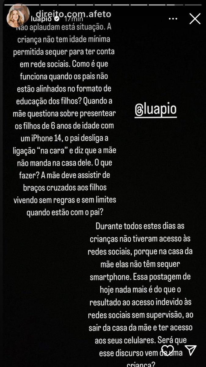 BarEsquerdist4's tweet photo. @Imagirlondscene E ela lembrou: o Dom nao tem idade minima para ter uma conta no insta. https://t.co/8UamnnJDwS