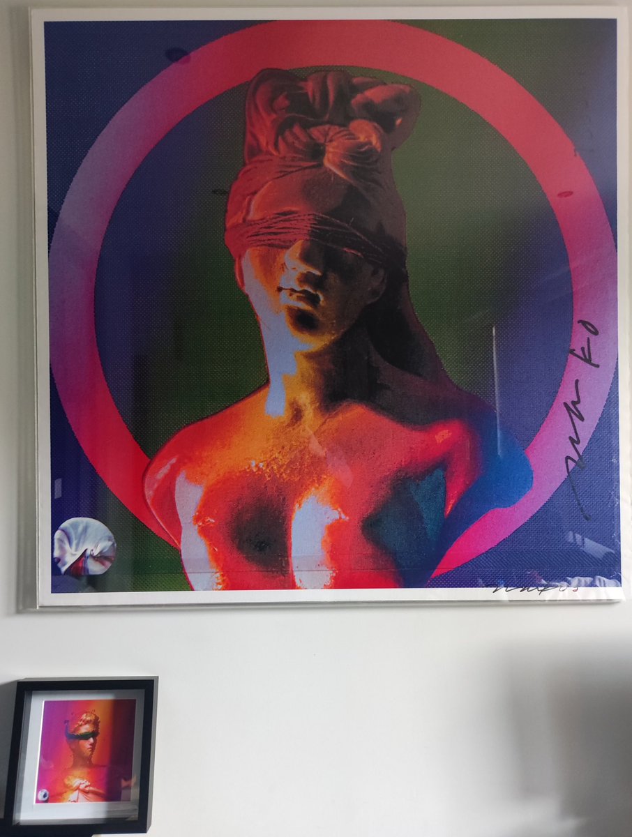 Some framed work - largest and smallest from the roadmap drop🔥

So cool seeing a pic of it installed.

48 x 48 in (122 x 122 cm)