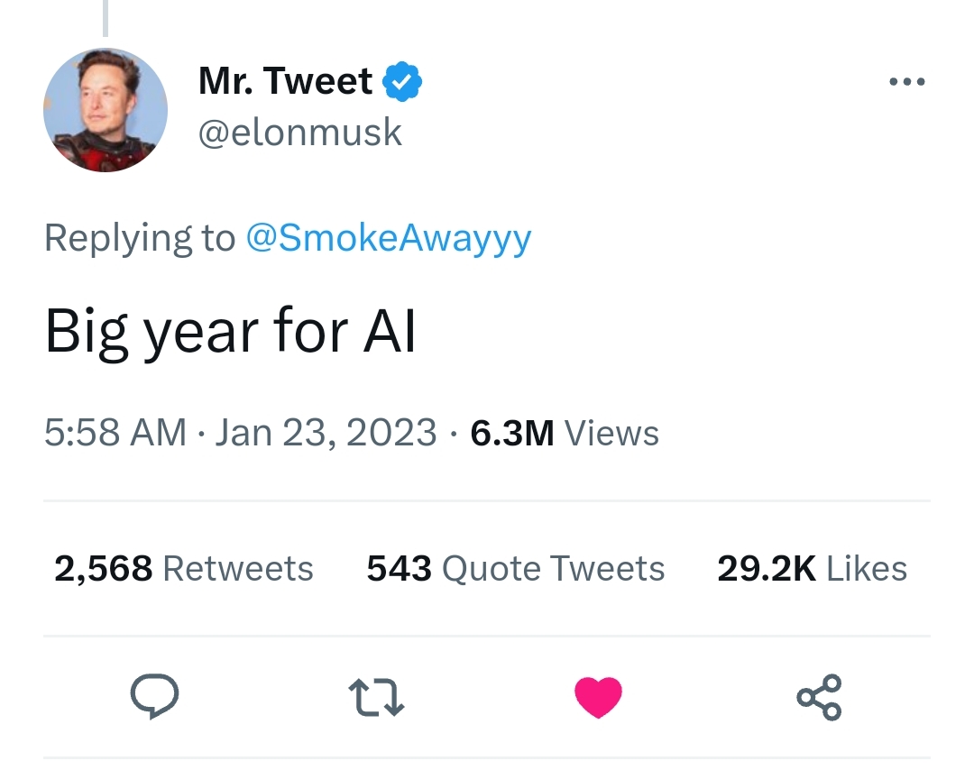 It's about °¦¬ AI BOX ¬¦° ? <a href="/elonmusk/">Elon Musk</a> 
🔥👀 $ABX 
x.com/elonmusk/statu…

<a href="/aiboxapp/">Aiboxapp</a>

#abx #aibox <a href="/arbitrum/">Arbitrum</a> <a href="/arbitrum_weekly/">Arbitrum Weekly</a> <a href="/oreoswap/">OreoSwap - Tastiest DEX on #Arbitrum (💙🍪🧡)</a> <a href="/elonmusk/">Elon Musk</a> <a href="/VitalikButerin/">vitalik.eth</a> <a href="/ethereum/">Ethereum</a> @Panda_Ecosystem