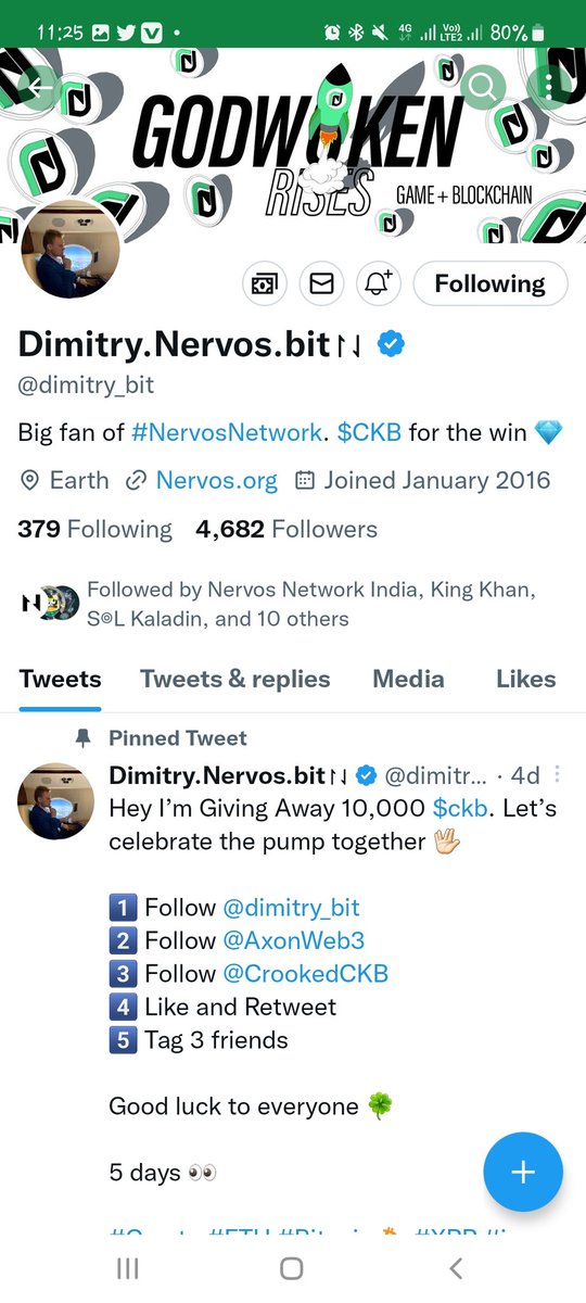 000CKB111's tweet photo. @CrookedCKB @kevtam515 @dimitry_bit @NervosNation Believe on this giveaway 
@bablu98103676 @Nice_Tohaa @Risin111 

#cryptogiveaway #cryptocurrency #cryptotrading #crypto #cryptoincome #cryptonews #cryptotwitter #bitcoinfan #btcalpha #cryptofthewizard #btcphotos #bitcoinhumor #investingboss #btcccrazy #cryptoboss https://t.co/CL3KdheTp9