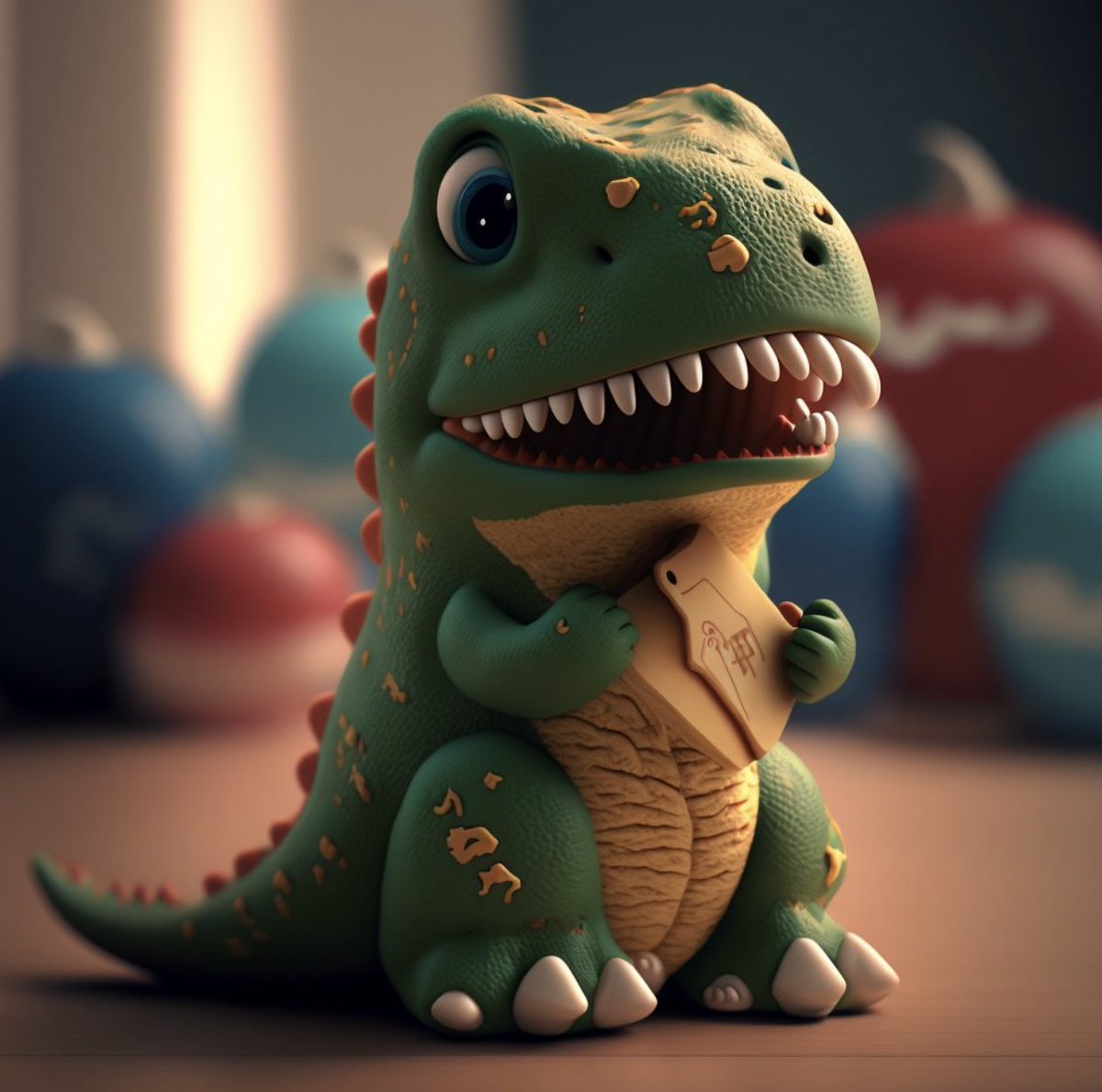 Bonifer's tweet photo. The winner! Congrats @luffy3810 #cryptosaurs #toyosaur #toyosaurschallenge @cryptosaurs_AI https://t.co/lSoTrcmXOf