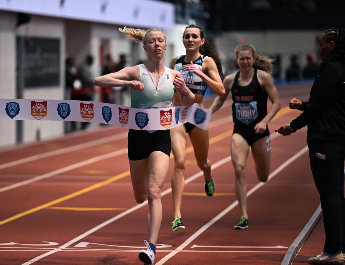 HOLY SMOKES!
 
A speedy mile all around at Dr. Sander as <a href="/leashamonson/">Alicia Monson</a> goes wire-to-wire and <a href="/Wolfpack_TFXC/">NC State Track & Field and Cross Country</a>’s Katelyn Tuohy gets the collegiate record.
 
🥇 Monson 4:23.55 U.S. #8 all-time 
🥈 <a href="/whitorton13/">Whittni</a> 4:23.97 U.S. #9 all-time
🥉 Tuohy 4:24.26 NCAA record