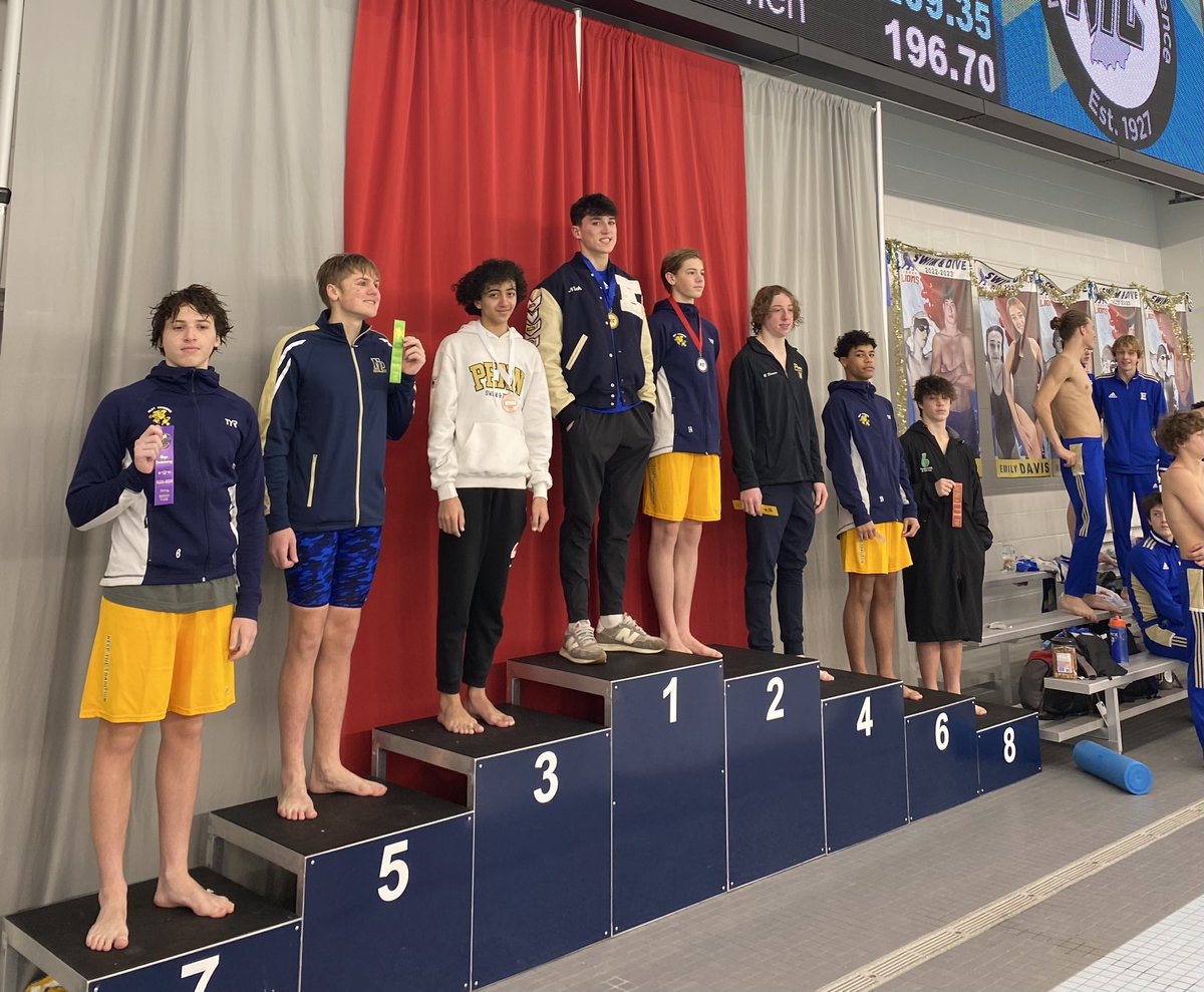 Nick Hardy starts NIC championship meet with a WIN for the Lions!! <a href="/ElkhartHSSports/">Elkhart High School Athletics</a>