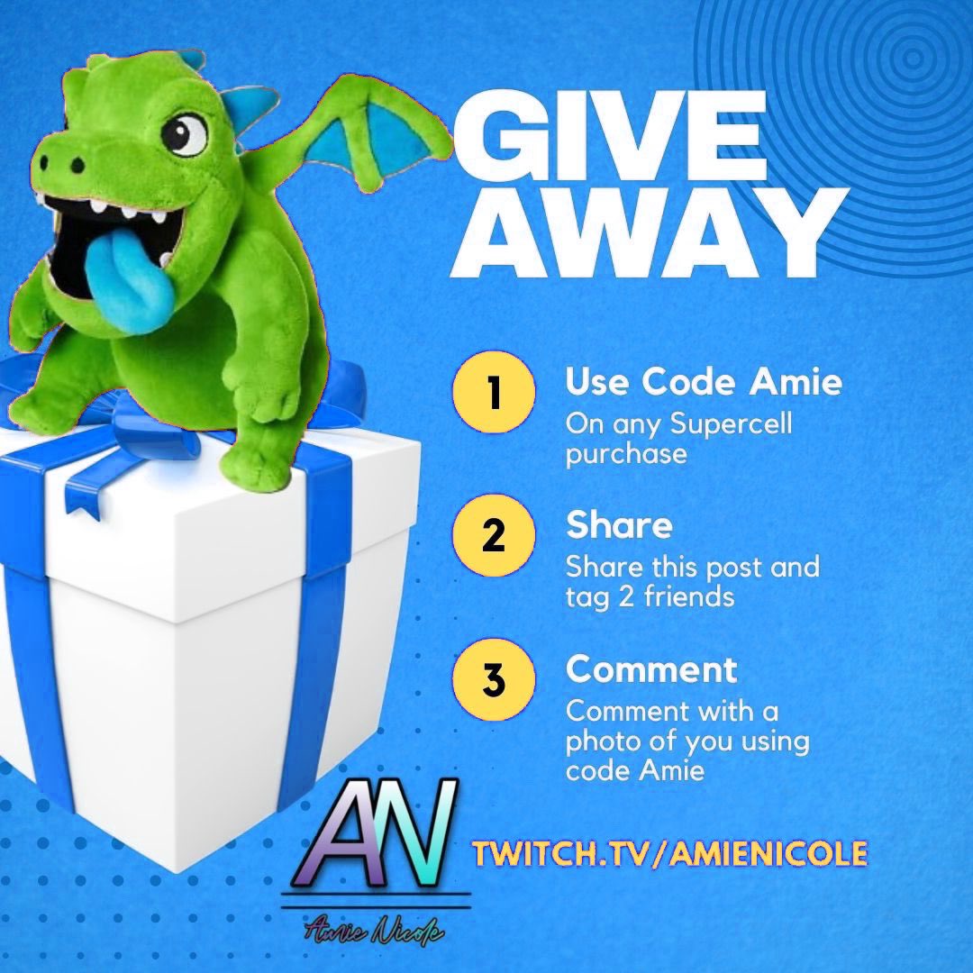 It’s been a while, so let’s do a giveaway! Clash merch box (including baby drag plushie!) up for grabs. Use creator code Amie in any SC game and post proof in the comments for your chance to win!