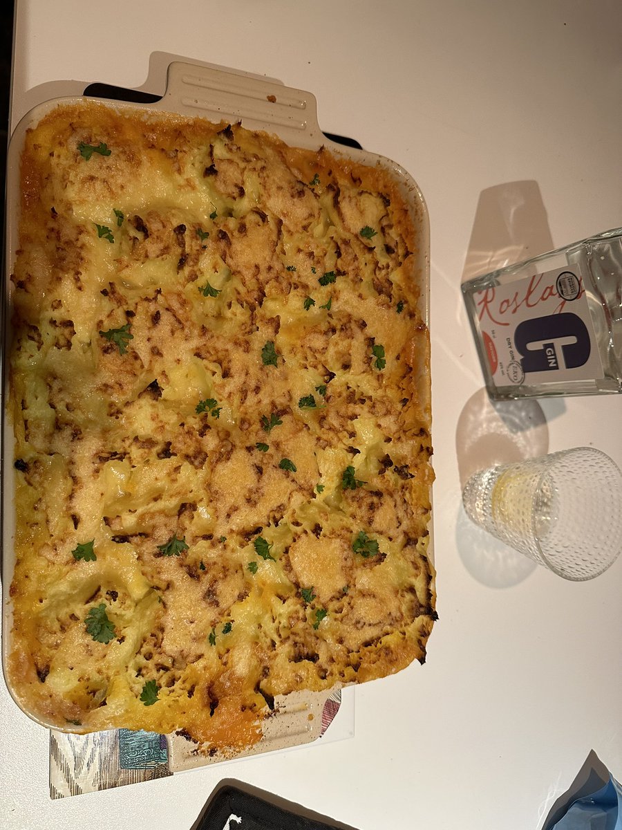 Sheperds pie lördag.