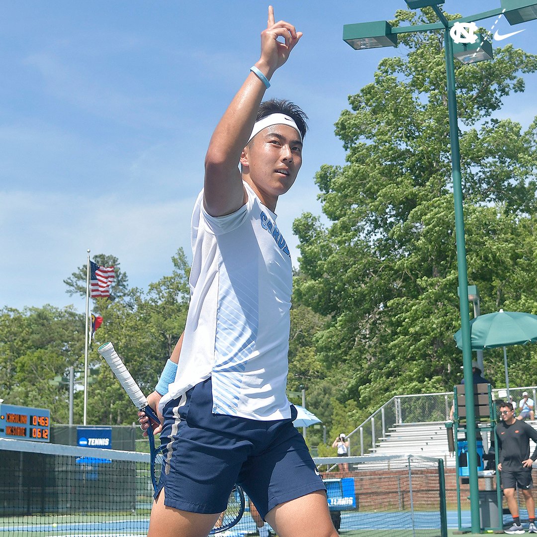 GoHeels's tweet photo. He's now an Australian Open Doubles Champion, and he'll always be a Tar Heel. 💙🐏

Congratulations to Rinky Hijikata, Head Coach Sam Paul, and the entire @carolinatennis program on such a momentous achievement!

More » https://t.co/OcHwT716eI

#GoHeels x #GDTBATH https://t.co/2f5RoQfMss