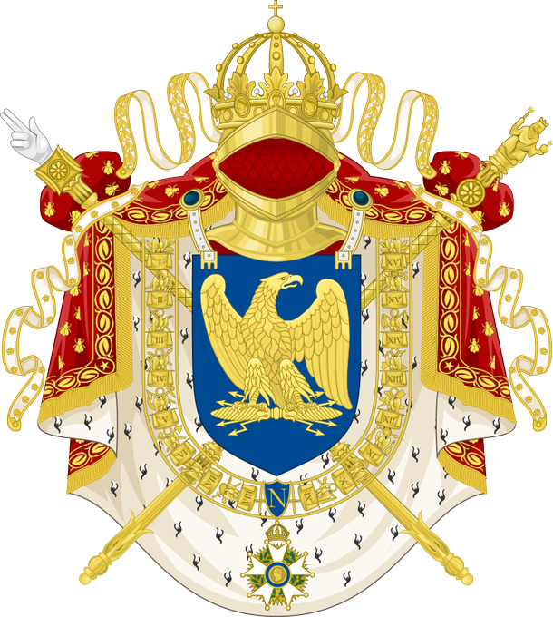 ナポレオンのフランス帝国は双頭じゃない鷲に戻る。西ローマ的には正しいのか? 