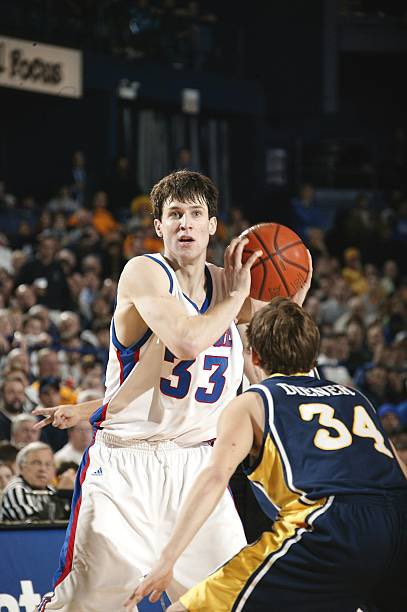 Travis Diener (<a href="/DienerTravis/">Travis Diener</a>) guards his cousin Drake Diener (<a href="/DrDiener16/">Drake Diener</a>) as <a href="/MarquetteMBB/">Marquette Basketball</a> takes on DePaul (<a href="/DePaulHoops/">DePaul Basketball</a>) at the Allstate Arena (<a href="/AllstateArena/">Allstate Arena</a>) on January 20, 2005 #mubb